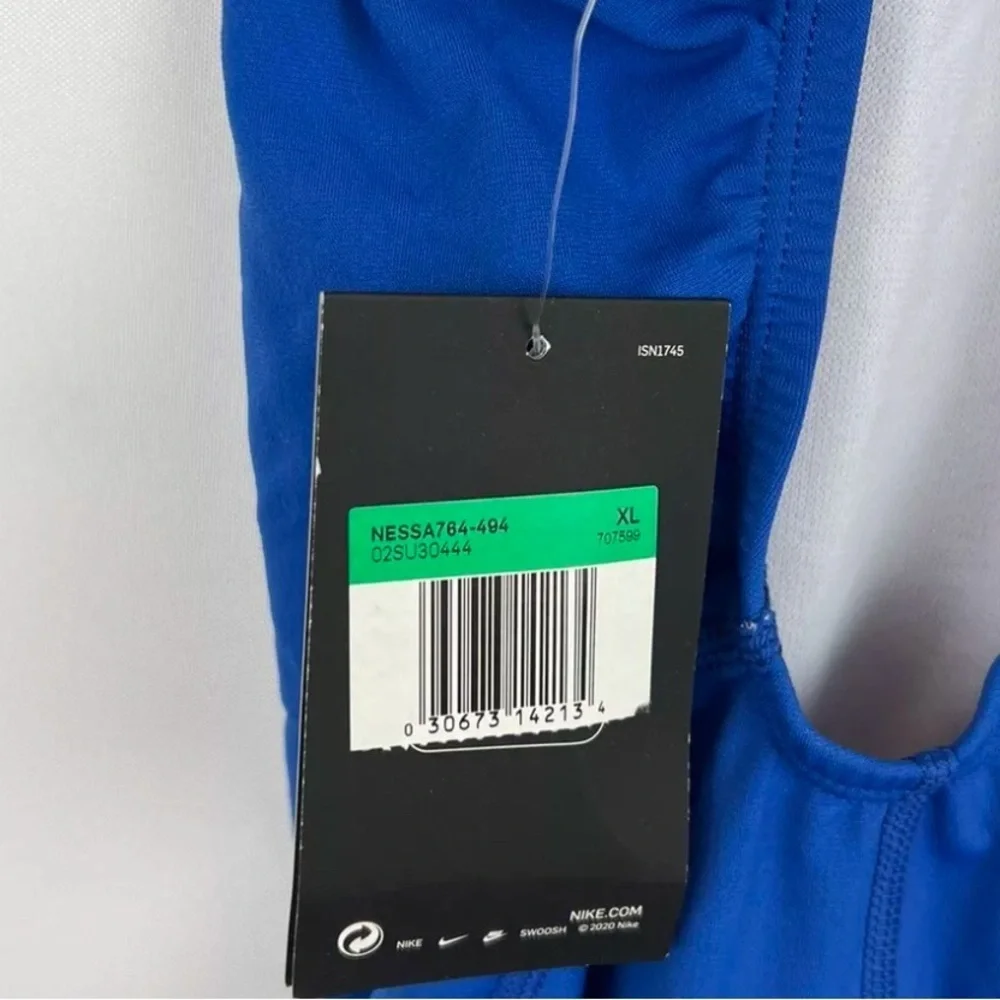 Nike Girl’s Solid Blue One Piece Swimsuit Size XL